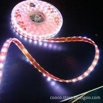 Flexible LED Strip with 24V DC Voltage and 16mm Ribbon Width in Pink, 50,000-hour, OEM/ODM Service